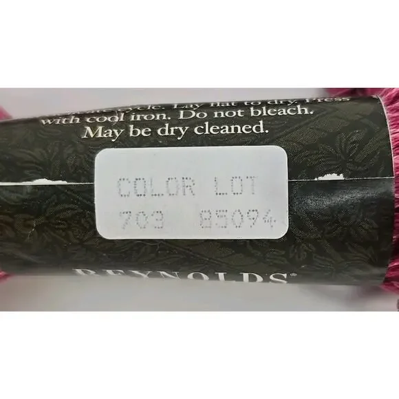 Reynolds Gypsy 100% Cotton Knitting Yarn Thread Color #703 85094 Lot of 2 U326 - Picture 6 of 8